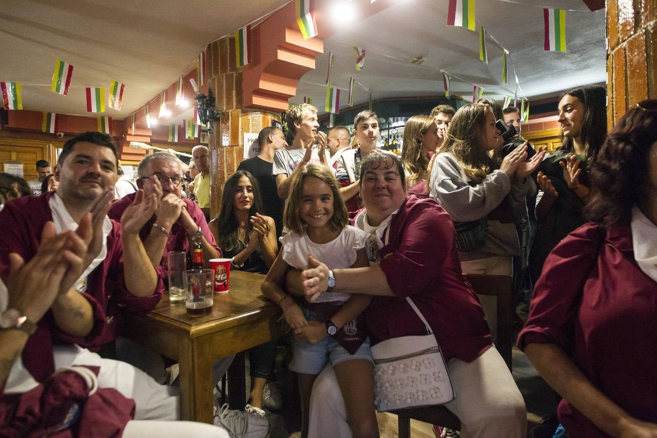 El local de la Peña La Rioja en la calle San Matías acogió el concierto de Jorge García