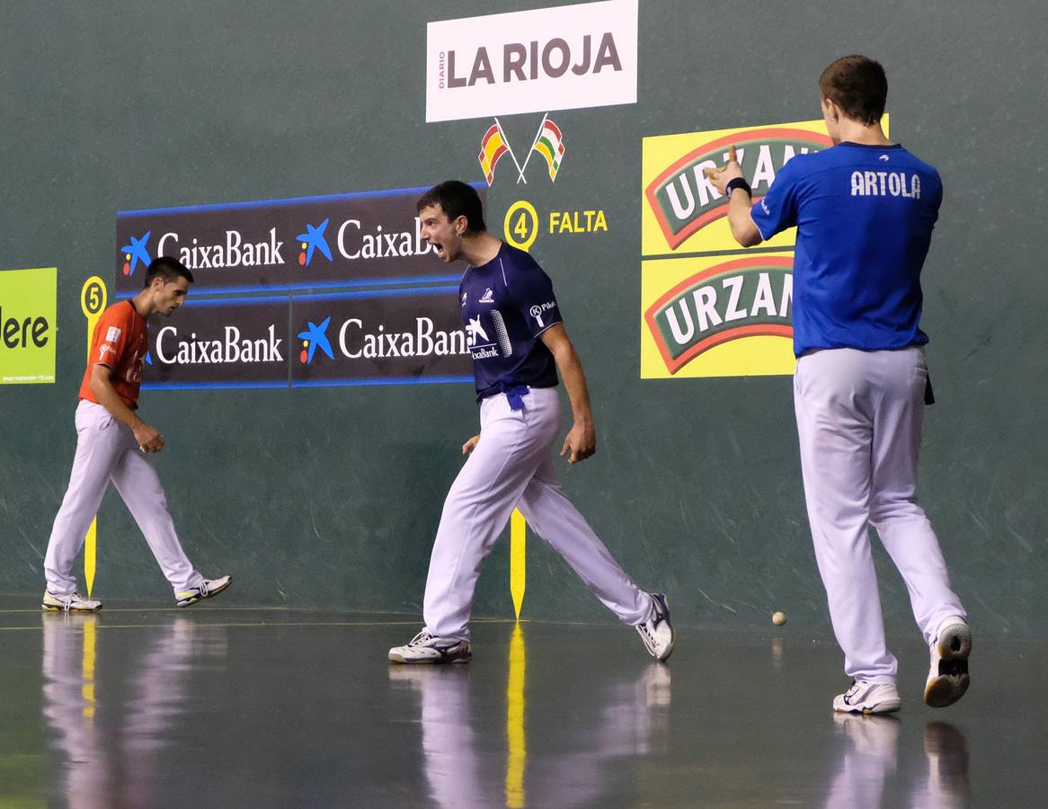 Imágenes del partido.