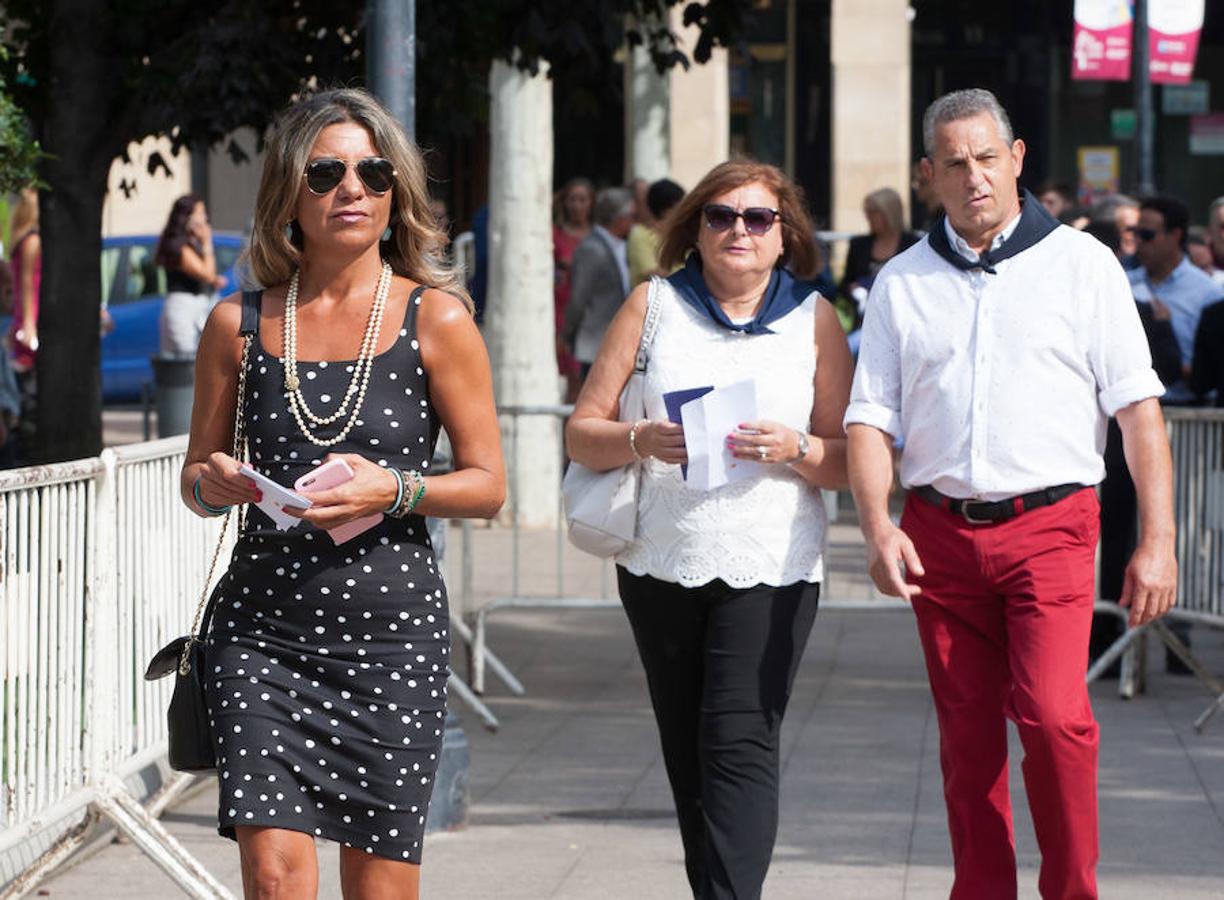 Dïa de San Mateo. Día grande en la ciudad con la ofrenda del primer mosto. El pisado y la posterior ofrenda del primer caldo a la virgen de Valvanera ocupó la mañana más institucional en El Espolón.