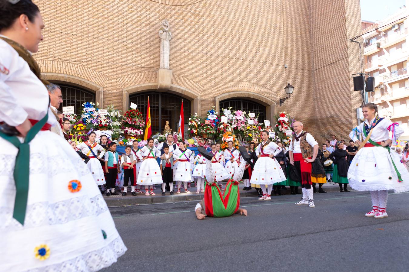 Fotos: Ofrenda floral a la virgen de Valvanera