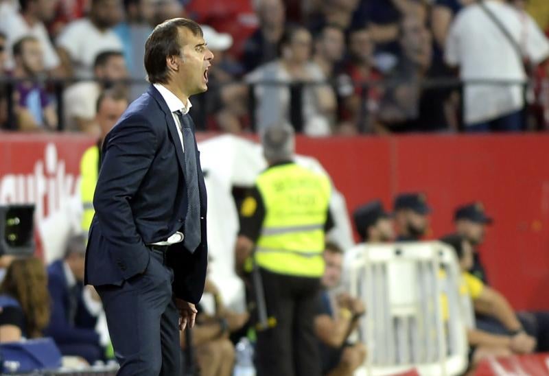 Lopetegui, durante el partido.