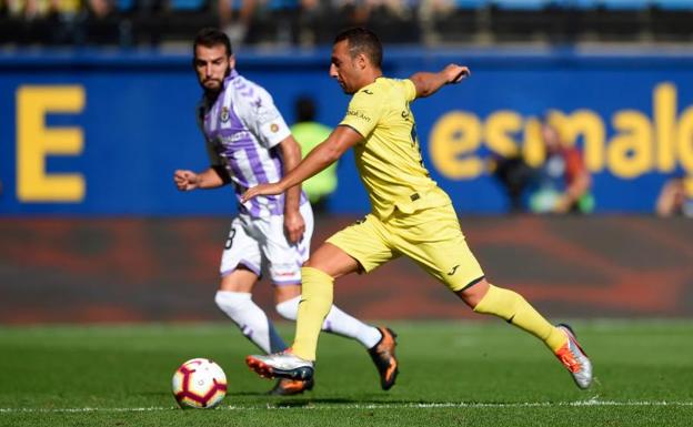 Cazorla, en una acción del partido. 