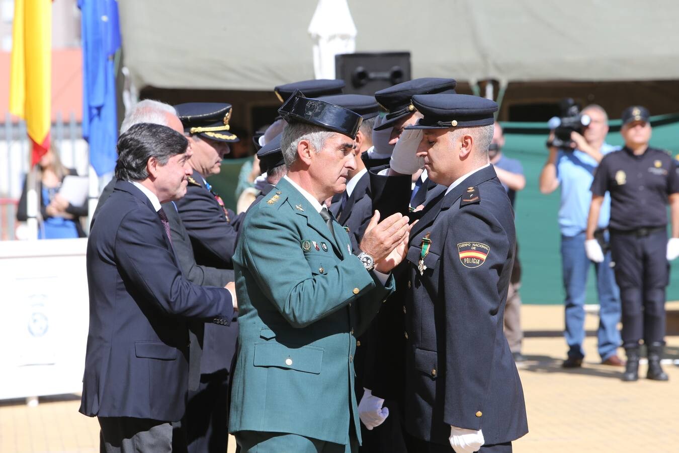 Pérez Sáenz ha presidido los actos conmemorativos del Día de los Ángeles Custodios.