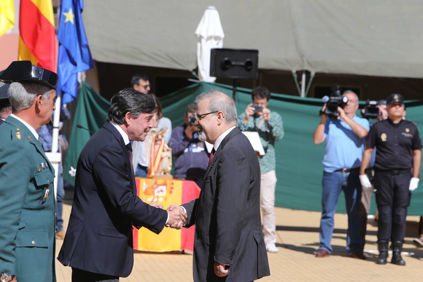 Pérez Sáenz ha presidido los actos conmemorativos del Día de los Ángeles Custodios.