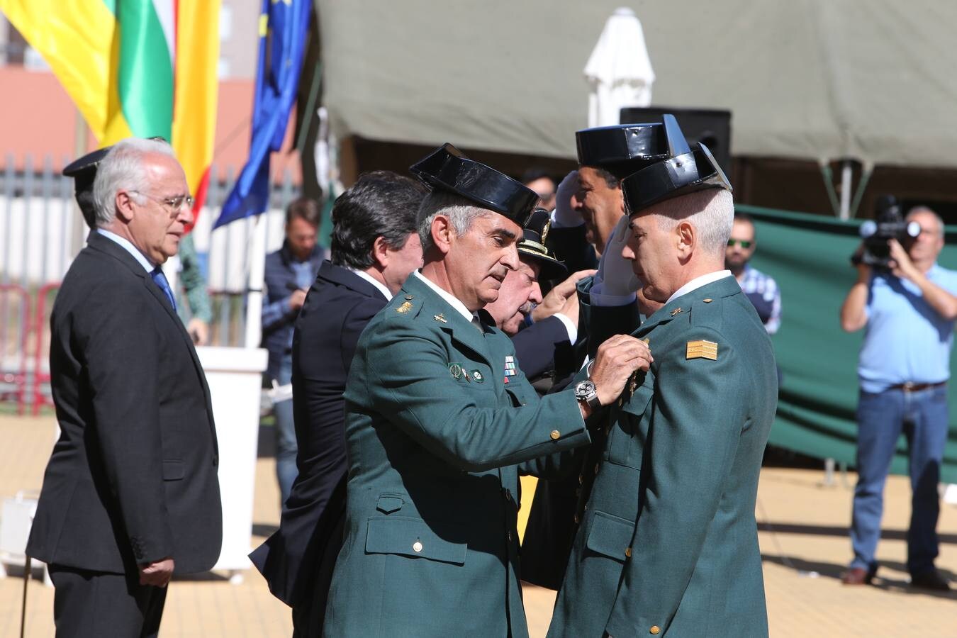 Pérez Sáenz ha presidido los actos conmemorativos del Día de los Ángeles Custodios.