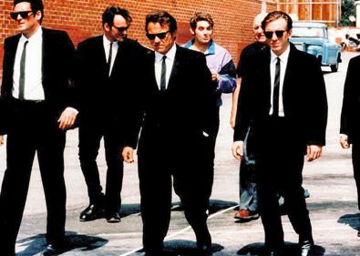 Imagen secundaria 1 - Tres escenas de 'Reservoir Dogs'.