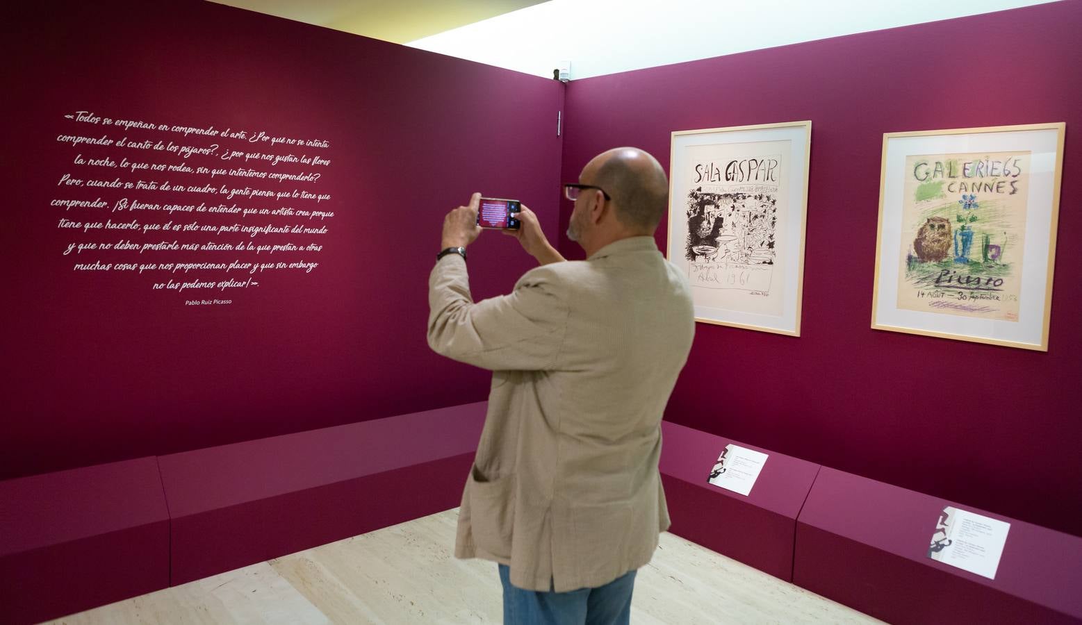 El museo de Briones acoge hasta mediados del año que viene una exposición con 22 obras del genio malagueño