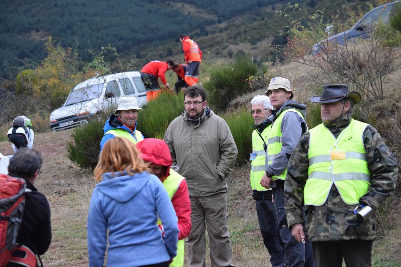 Cerca de 450 valientes tomaron la salida de la Marcha Hoyos de Iregua en Villoslada de Cameros