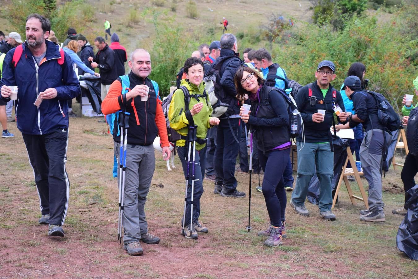 Cerca de 450 valientes tomaron la salida de la Marcha Hoyos de Iregua en Villoslada de Cameros