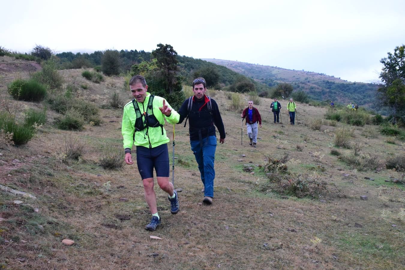 Cerca de 450 valientes tomaron la salida de la Marcha Hoyos de Iregua en Villoslada de Cameros