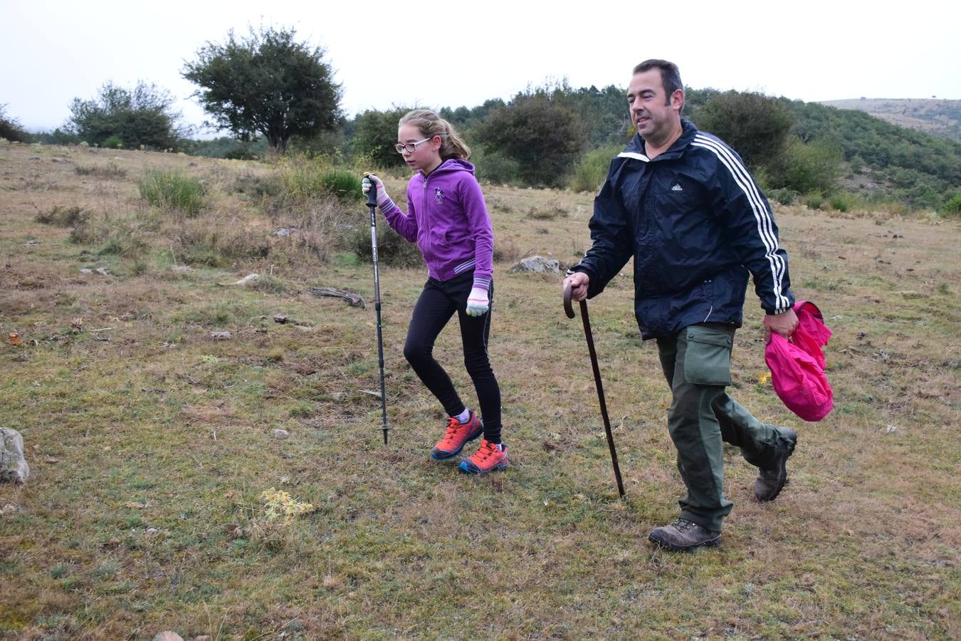 Cerca de 450 valientes tomaron la salida de la Marcha Hoyos de Iregua en Villoslada de Cameros