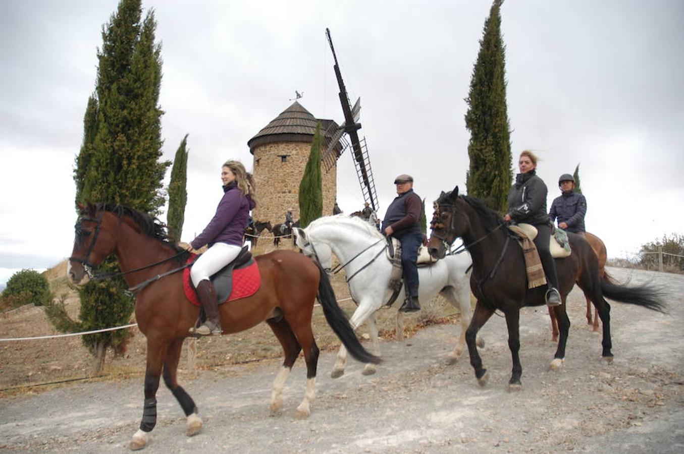 Imágenes correspondientes a la VII ruta ecuestre de Ocón celebrada el pasado domingo.