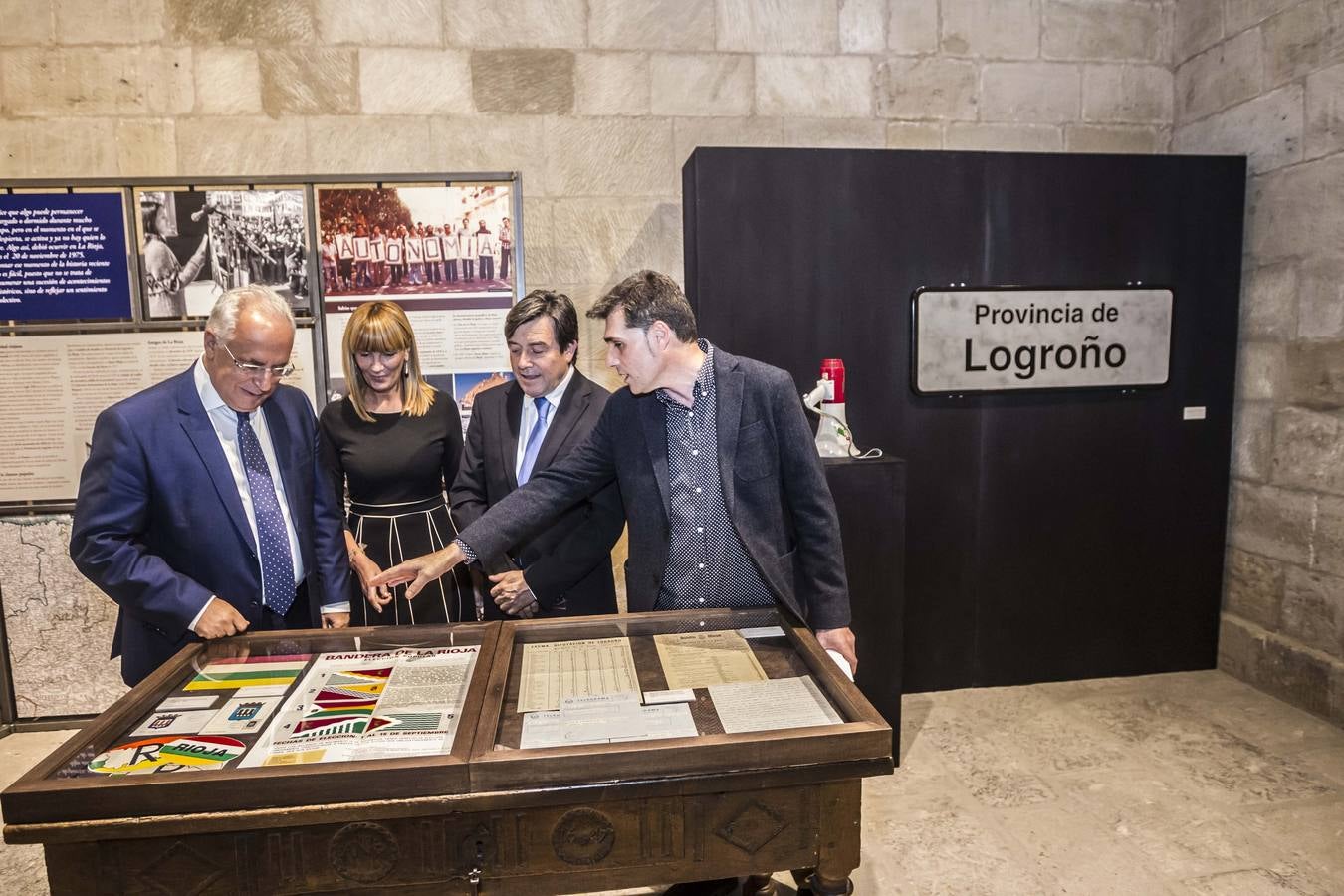 Las imágenes de la conmemoración en la casa riojana