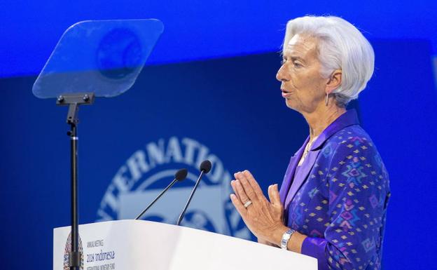 La directora gerente de FMI, Christine Lagarde.