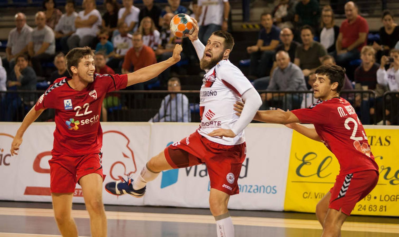 Empujados por el talento de Eduardo Cadarso el equipo riojano aplasta al Alcobendas 41-26 y asalta la segunda plaza de la Liga Asobal