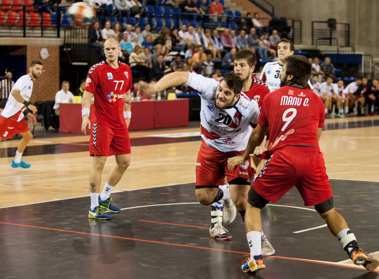 Empujados por el talento de Eduardo Cadarso el equipo riojano aplasta al Alcobendas 41-26 y asalta la segunda plaza de la Liga Asobal