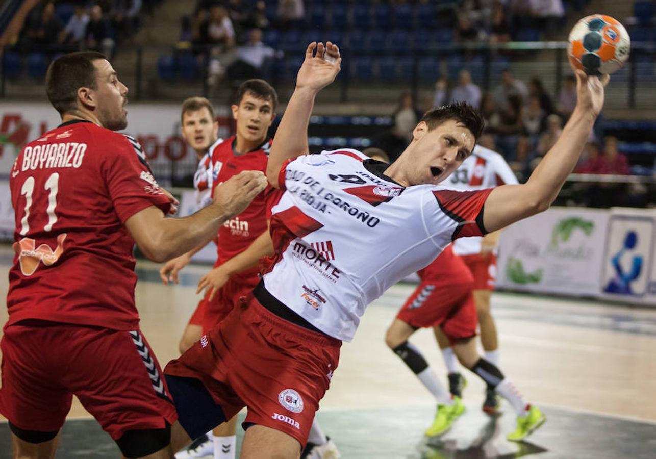 Empujados por el talento de Eduardo Cadarso el equipo riojano aplasta al Alcobendas 41-26 y asalta la segunda plaza de la Liga Asobal