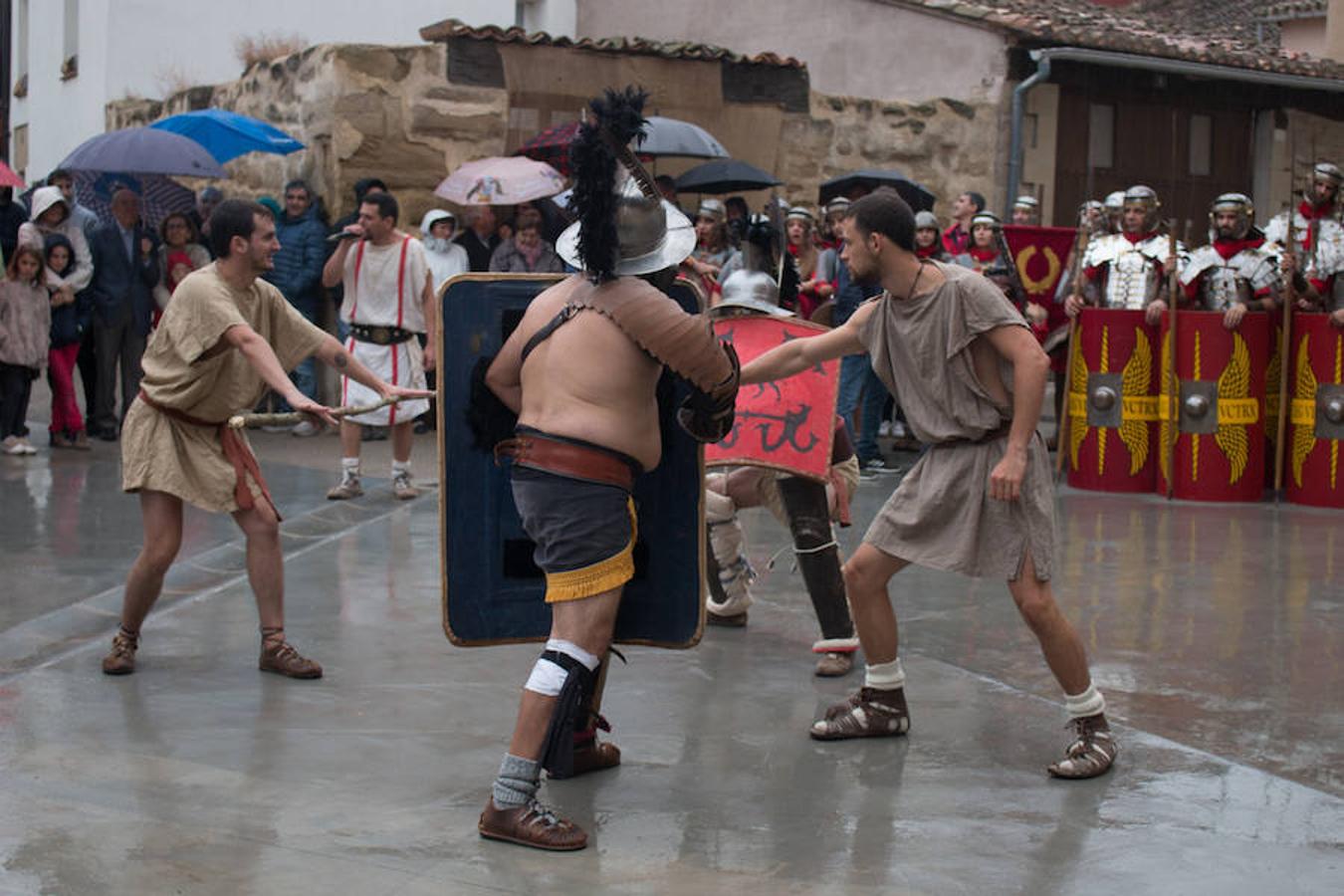 Berones, romanos y gladiadores como broche a las XIV Jornadas Culturales de Herramélluri.