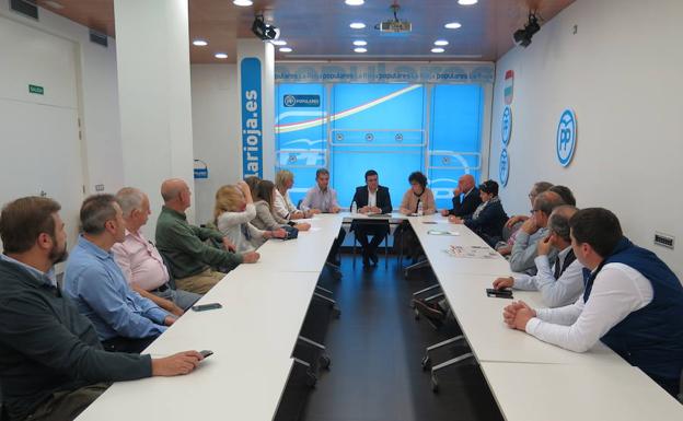 Reunión del PP. 