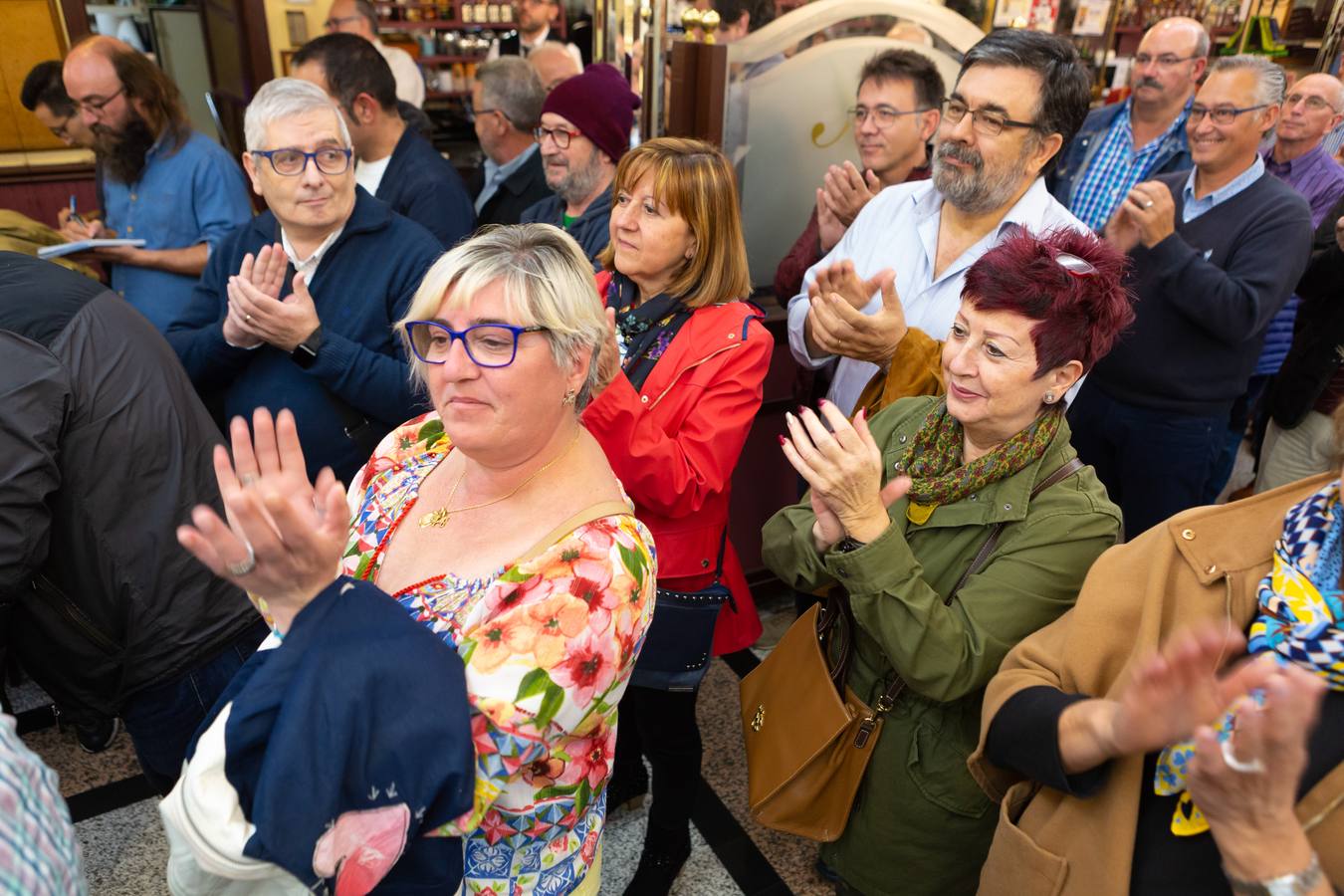 La socialista presenta su candidatura a encabezar la lista del PSOE a la Alcaldía de Logroño