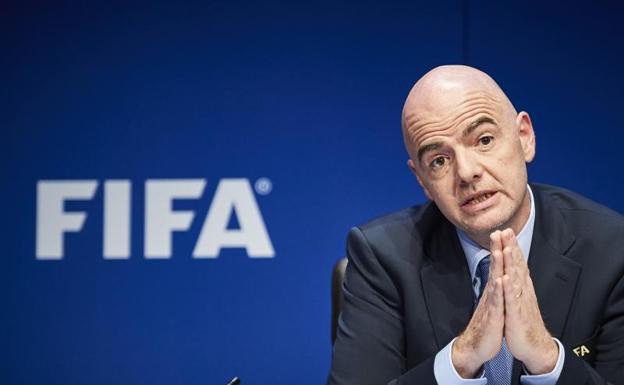 El presidente de la FIFA, Gianni Infantino. 