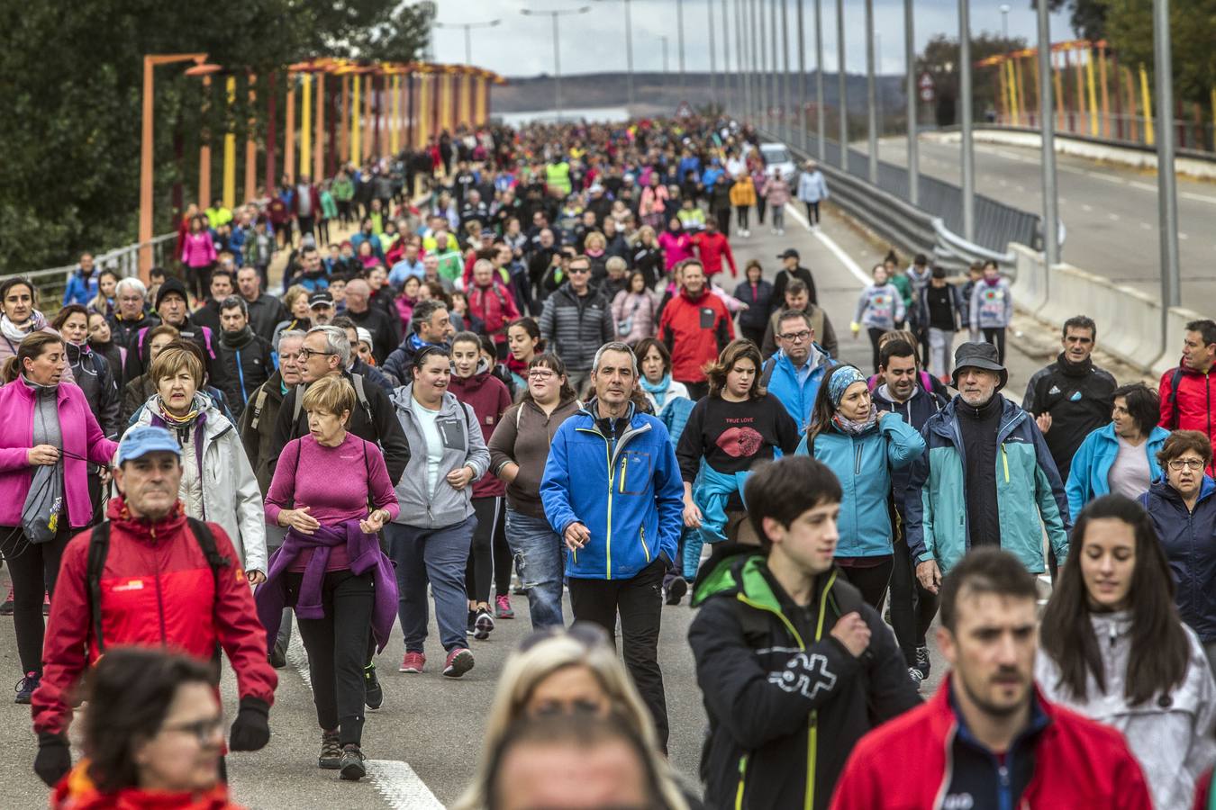 Más allá de la práctica deportiva, el objetivo de la prueba son las donaciones que cada «marchoso» realiza