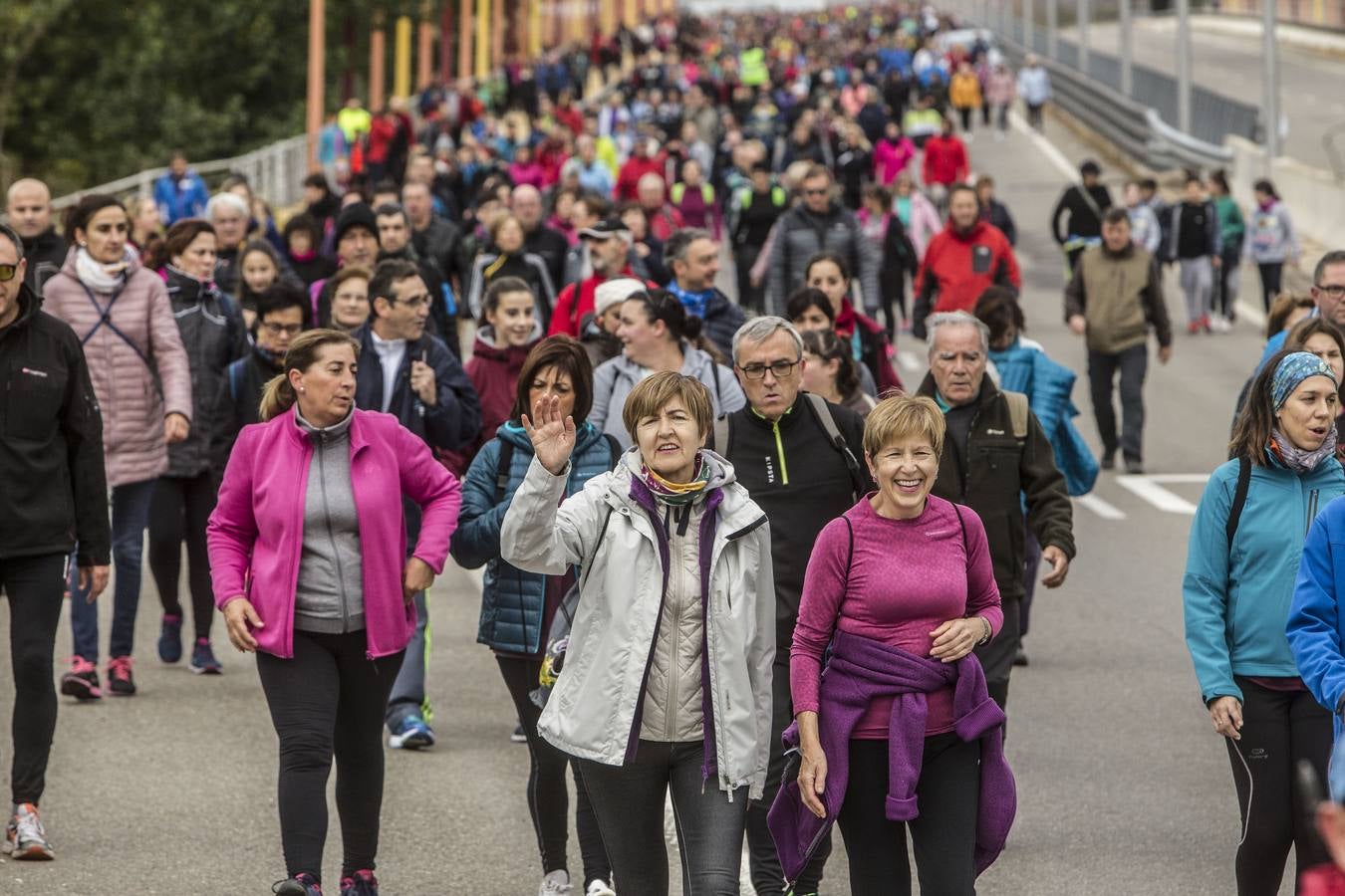 Más allá de la práctica deportiva, el objetivo de la prueba son las donaciones que cada «marchoso» realiza