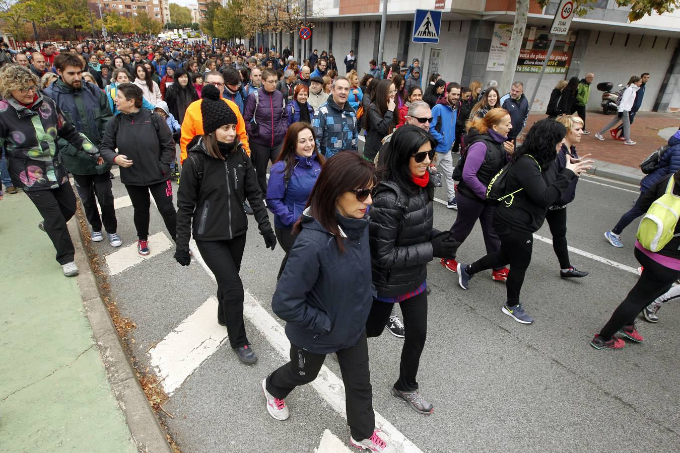 Más allá de la práctica deportiva, el objetivo de la prueba son las donaciones que cada «marchoso» realiza