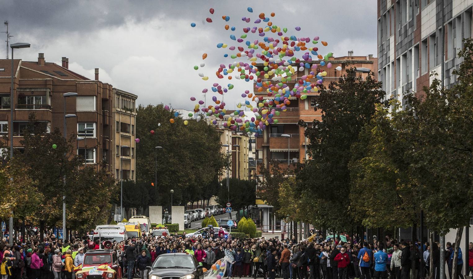 Más allá de la práctica deportiva, el objetivo de la prueba son las donaciones que cada «marchoso» realiza