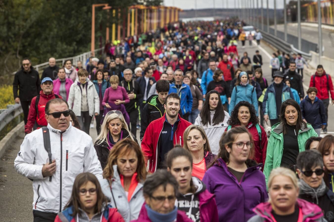 Más allá de la práctica deportiva, el objetivo de la prueba son las donaciones que cada «marchoso» realiza