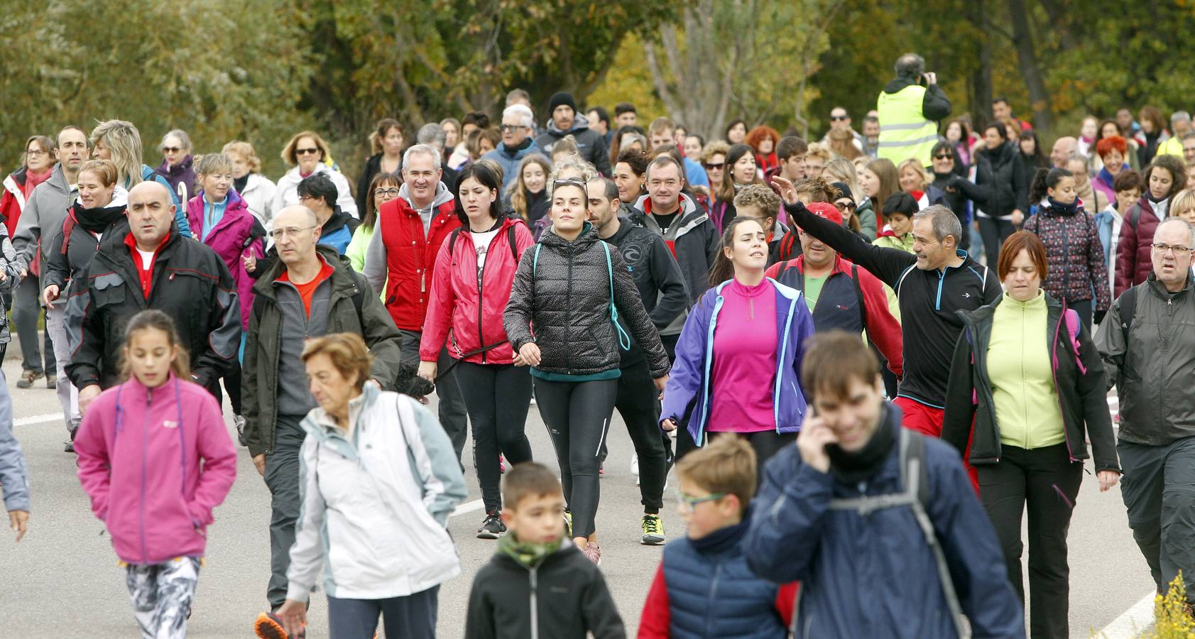 Más allá de la práctica deportiva, el objetivo de la prueba son las donaciones que cada «marchoso» realiza