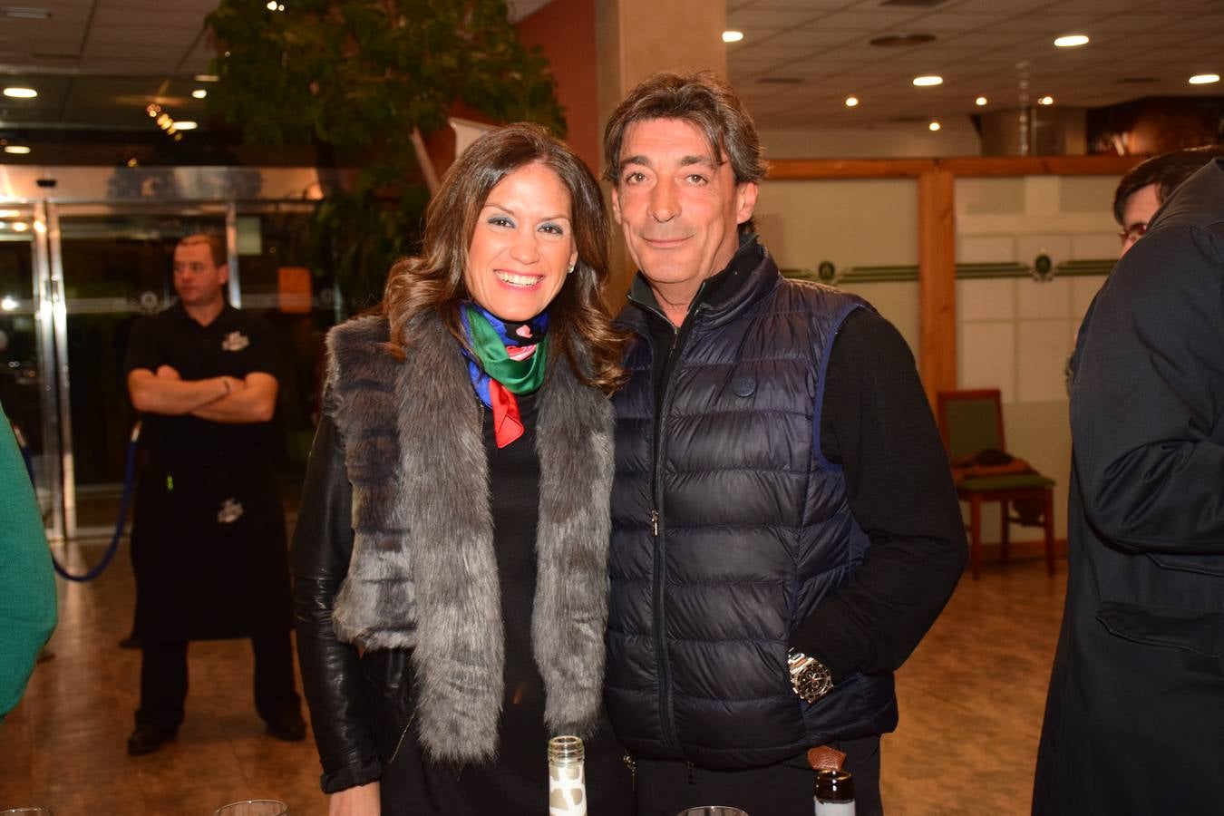 Tras la jornada de golf se pudo disfrutar de una cata d dos vinose de Bodegas Altanza