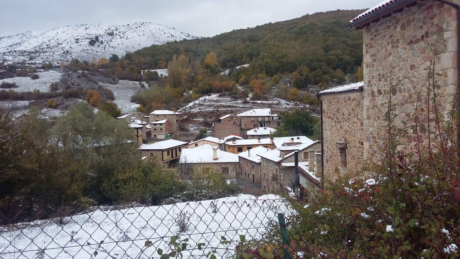 Nieve en Canales de la Sierra