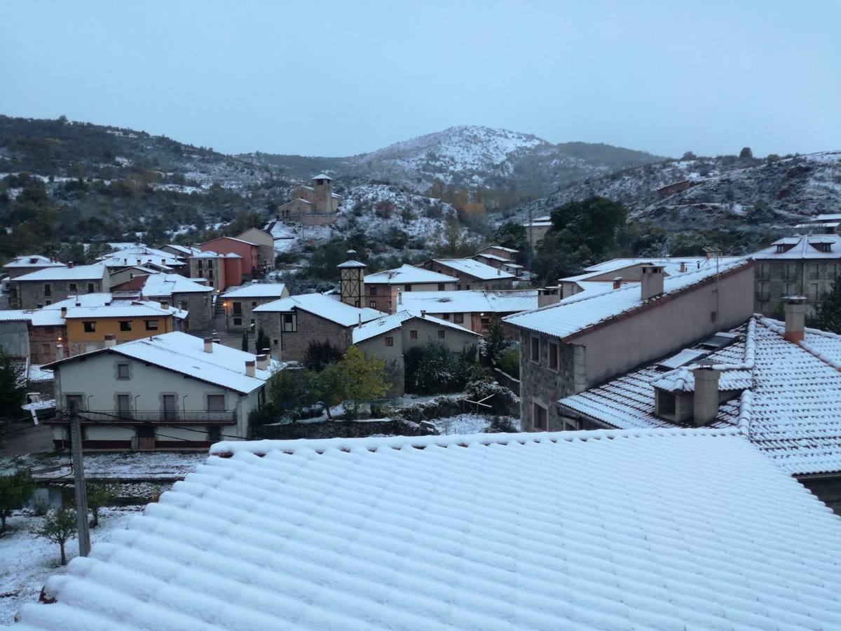 Nieve en Canales de la Sierra