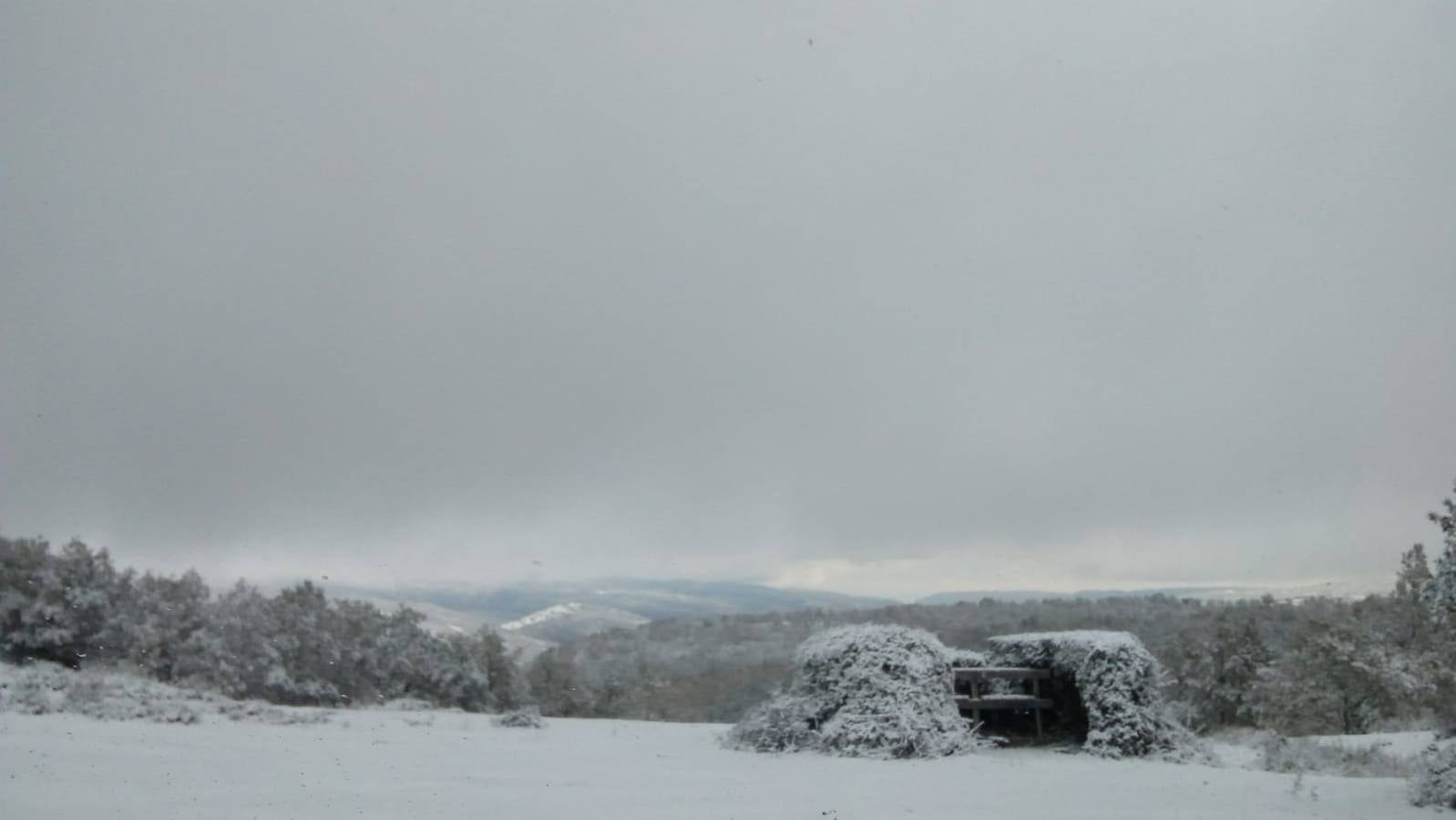 Nieve en Laguna de Cameros.