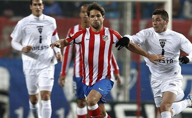 Diego en el Atlético-Albacete de 2011