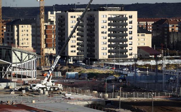 Obras de soterramiento en la fase I en el año 2013. 