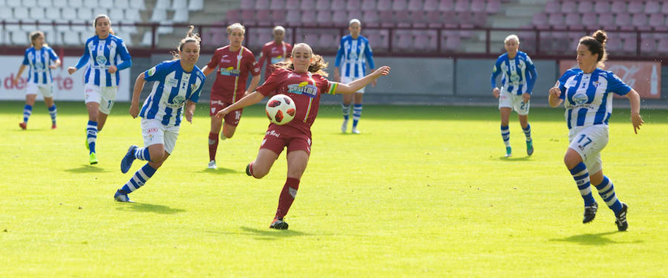 El EDF recupera la sonrisa después de ganar al Huelva en Las Gaunas por 2-0 y encadenar su segudo triunfo de año. Toca disfrutar.