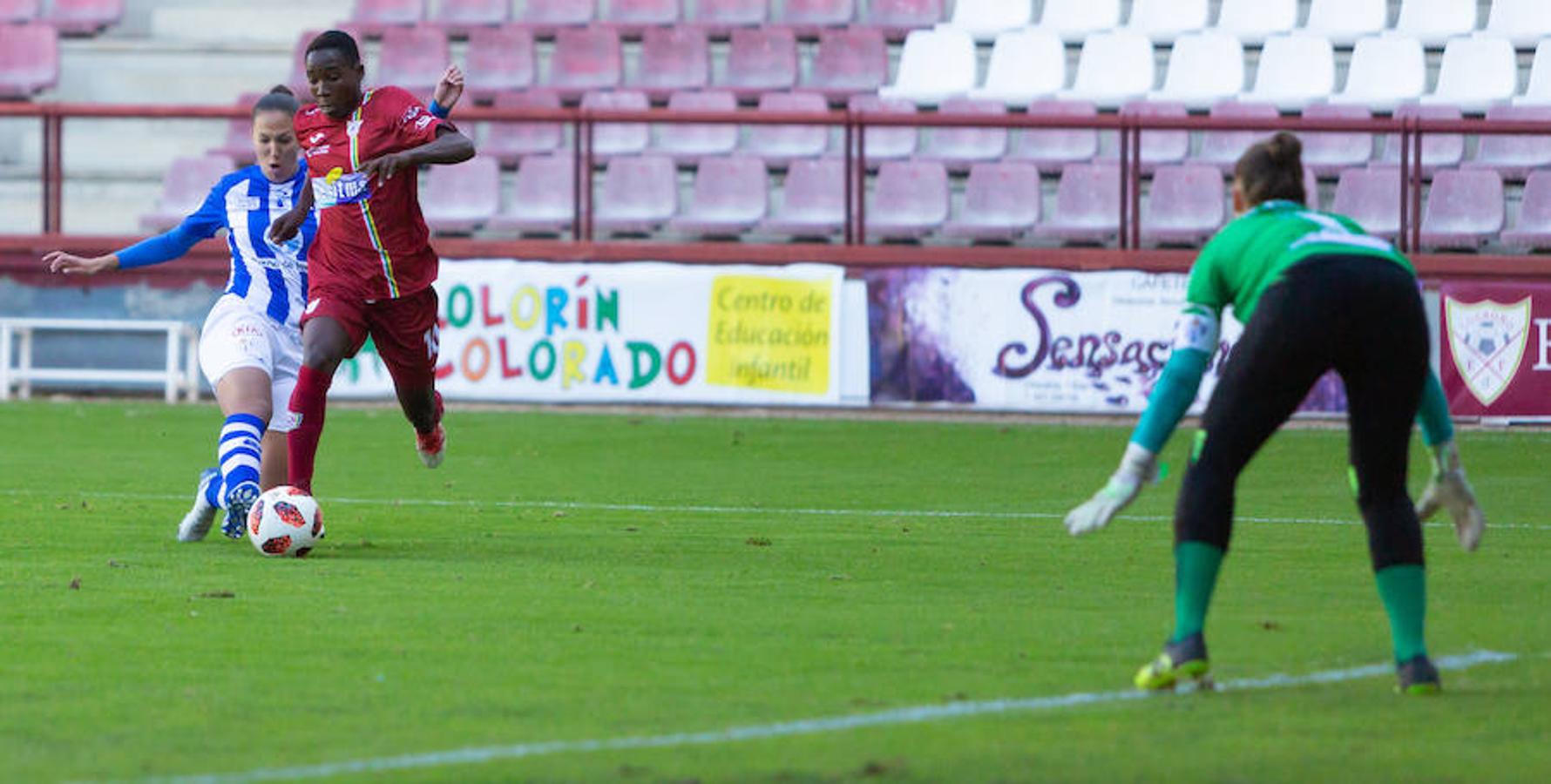 El EDF recupera la sonrisa después de ganar al Huelva en Las Gaunas por 2-0 y encadenar su segudo triunfo de año. Toca disfrutar.