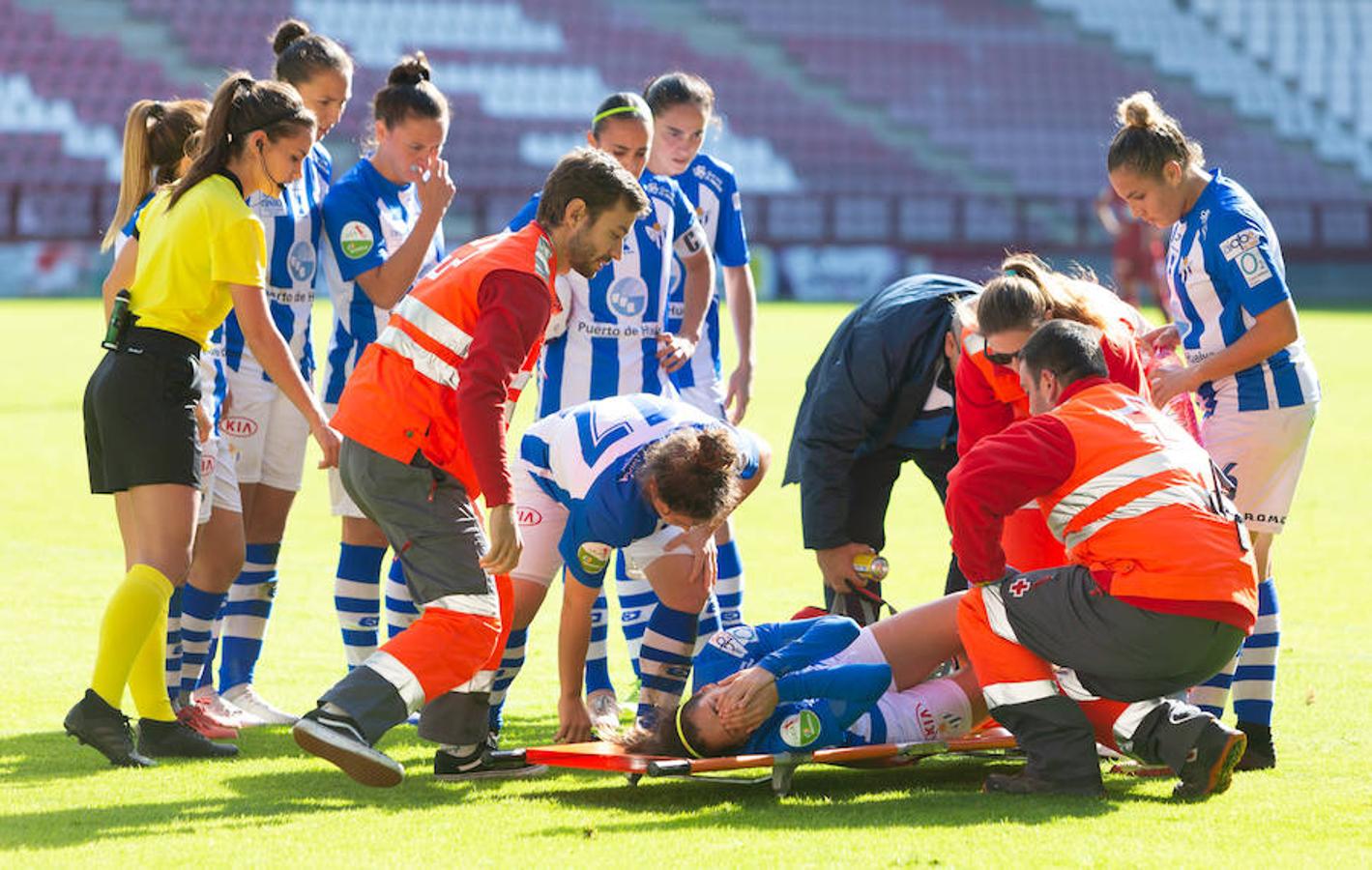 El EDF recupera la sonrisa después de ganar al Huelva en Las Gaunas por 2-0 y encadenar su segudo triunfo de año. Toca disfrutar.