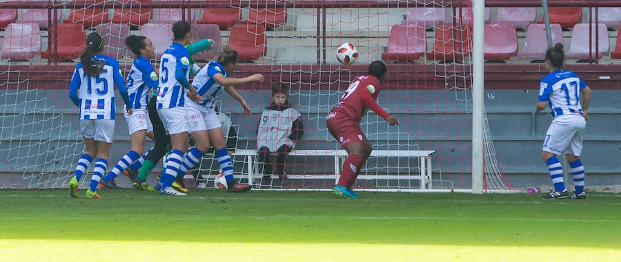 El EDF recupera la sonrisa después de ganar al Huelva en Las Gaunas por 2-0 y encadenar su segudo triunfo de año. Toca disfrutar.