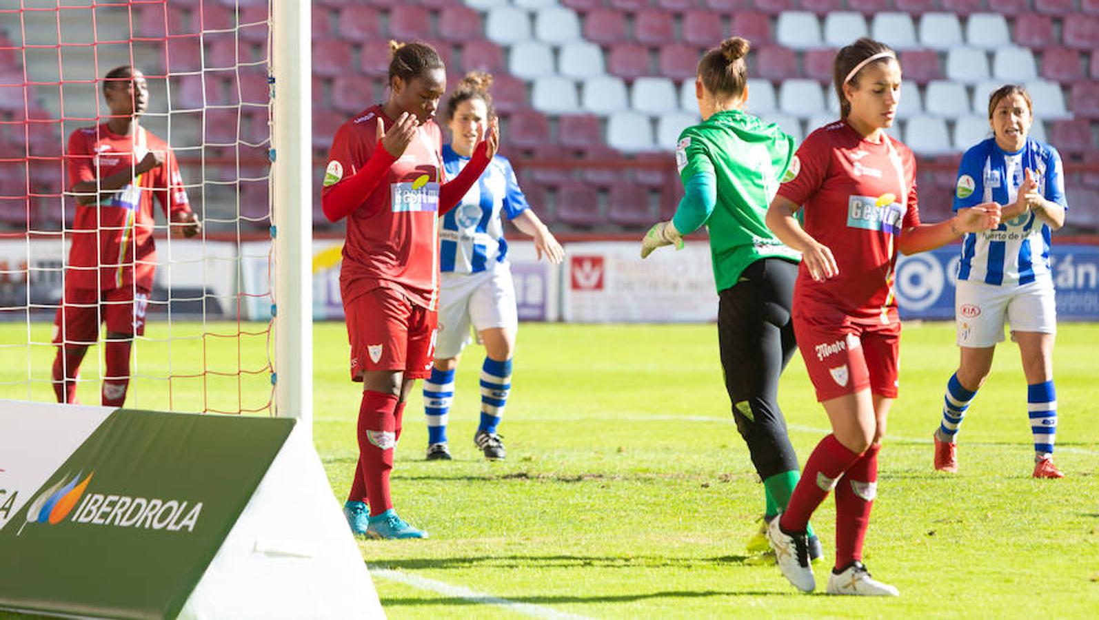 El EDF recupera la sonrisa después de ganar al Huelva en Las Gaunas por 2-0 y encadenar su segudo triunfo de año. Toca disfrutar.