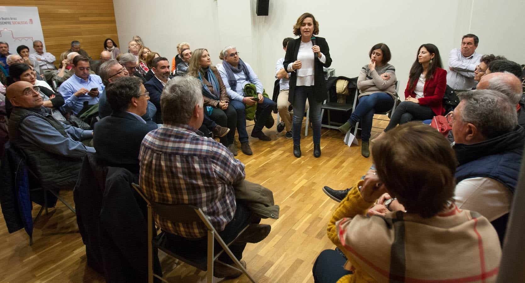 Beatriz Arraiz, anoche. 