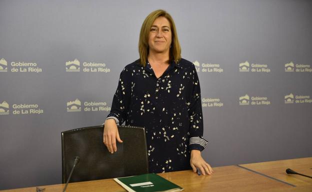 Begoña Martínez Arregui, en la rueda de prensa.