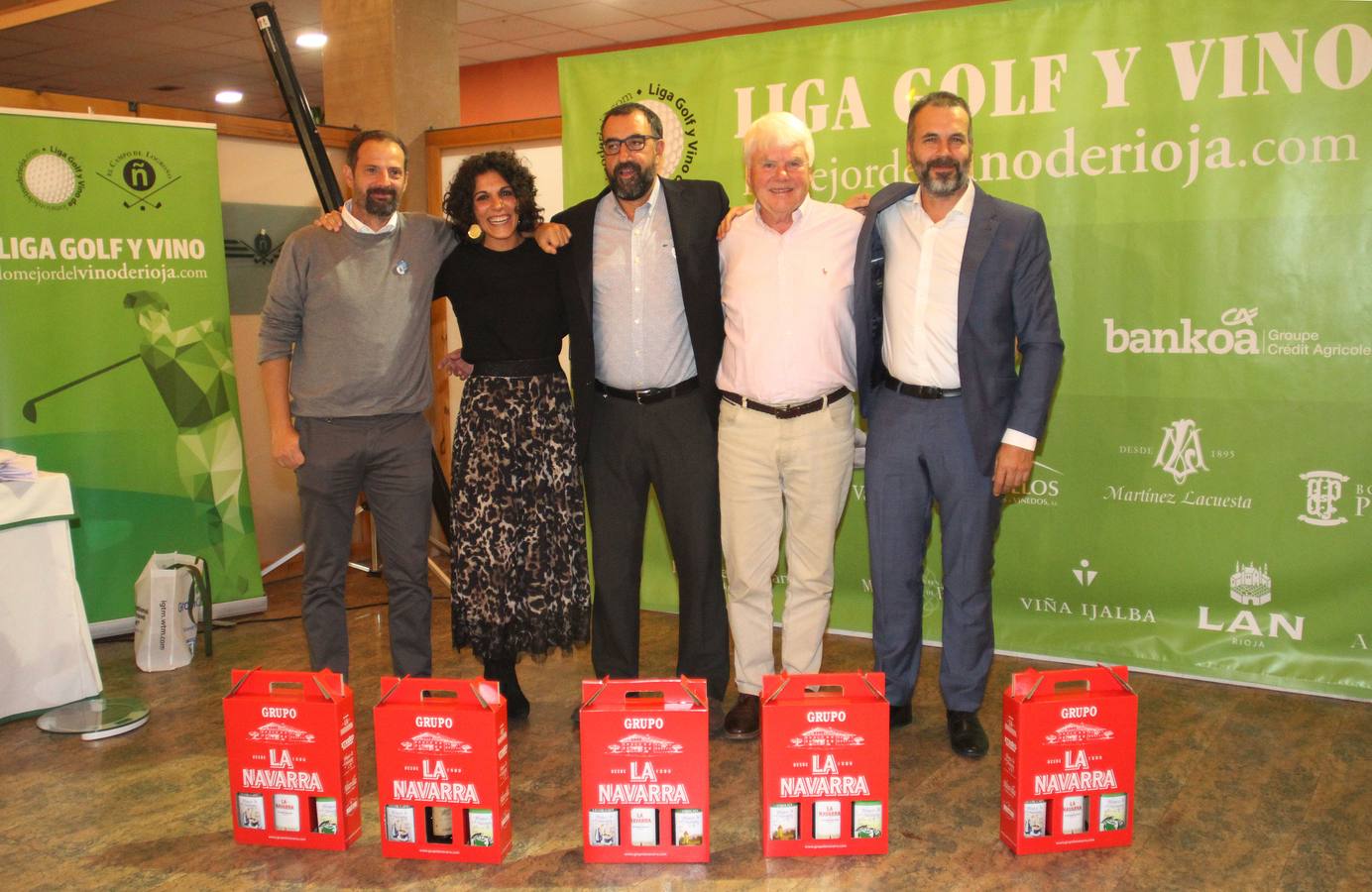 Tras la cena, los ganadores recibieron sus premios.