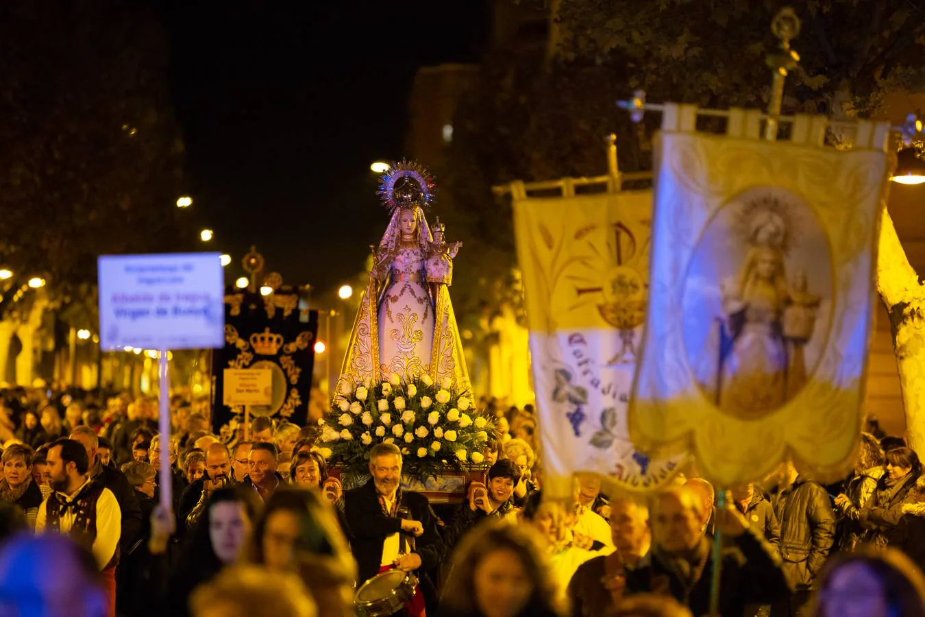 Devoción en las calles logroñesas