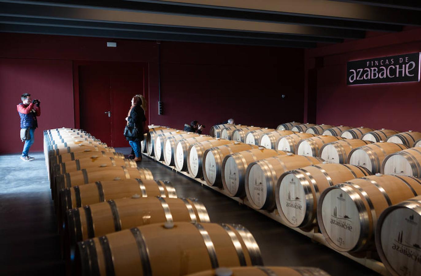 El sol y el buen tiempo se aliaron para hacer «la fotografía perfecta» en el VIII Rally Fotográfico del Rioja, que ayer reunió a 95 participantes y recorrió rincones y bodegas de Aldeanueva, Azagra y Navarrete