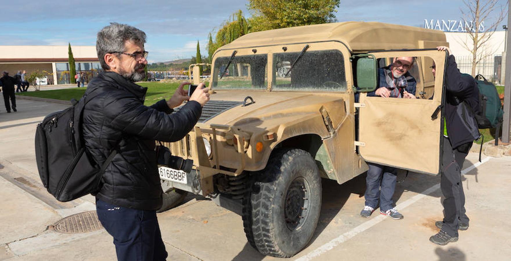 El sol y el buen tiempo se aliaron para hacer «la fotografía perfecta» en el VIII Rally Fotográfico del Rioja, que ayer reunió a 95 participantes y recorrió rincones y bodegas de Aldeanueva, Azagra y Navarrete 