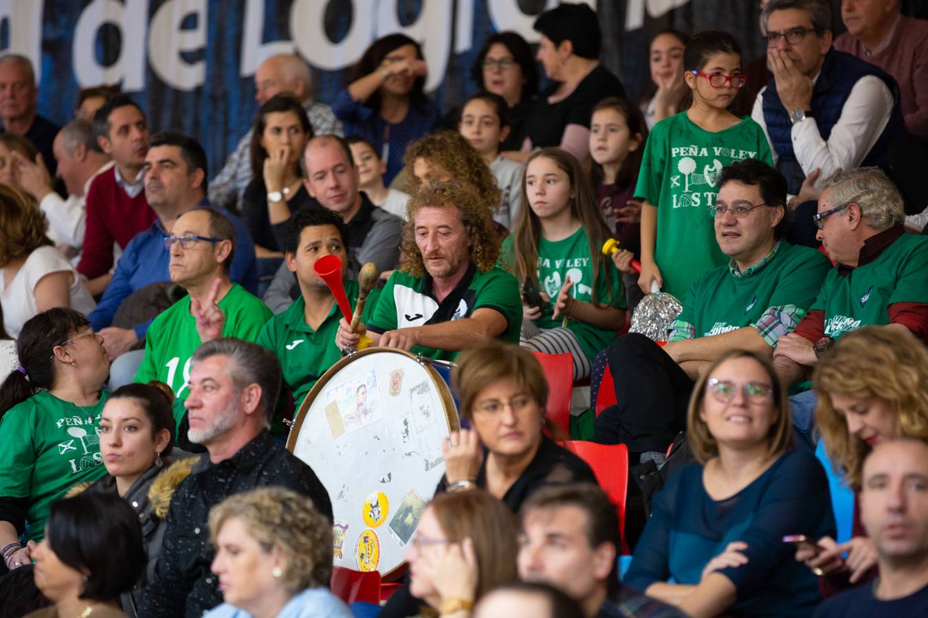 Las logroñesas vencen al OSACC Haro Rioja Voley con un 3-0 liderado por la capitana Dani y que les afianza en el liderato de la Liga Iberdrola