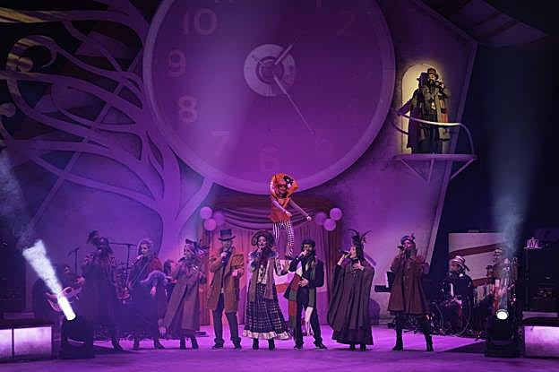 Escena de 'Gospel Circus', espectáculo producido por los riojanos Anna y Carlos López Infante. :: 